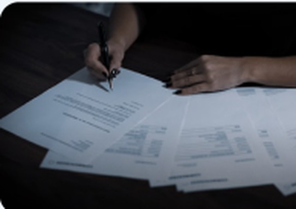 Hand signing Medicare Part D plan documents